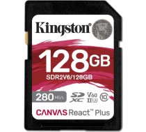 Kingston React Plus SD Карта Памяти 128GB / 280 / 100MB/s / U3 V60