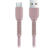 Maxlife MXUC-04 cable USB - microUSB 1,0 m 3A pink