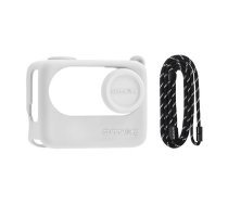 Sunnylife Lanyard + Silicone Case Sunnylife for Insta360 GO 3S (white)