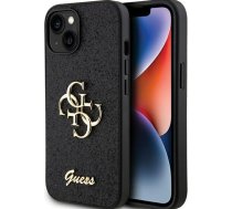 Guess Fixed Glitter Big 4G Case Aizsargapvalks Priekš Apple iPhone 15 Pro
