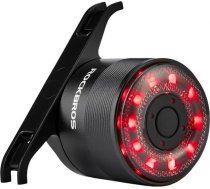 Rockbros Q1 rear bicycle light 7 colors LED + USB-C - USB-A cable - black