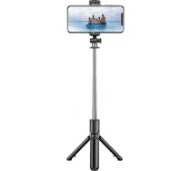 Elight S3 2in1 Selfie nūja & Video WEB zvanu Statīvs izvelkams līdz 68cm & Shutter Poga Melns