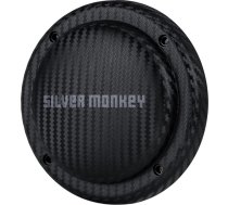 Silver Monkey Tag Carbon IP67 Locator with Apple Find My - Black