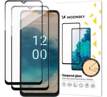 Wozinsky Full Glue Tempered Glass 2x Tempered Glass For Nokia G22 9H Full Screen Full Cover With Black Frame (universal)