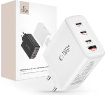 Tech-Protect NC100W-GAN charger GaN 3x USB-C PD 100W / USB-A QC 3.0 - white