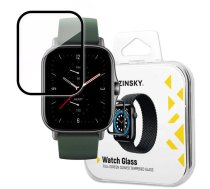 Wozinsky Watch Glass Hybrid Glass for Xiaomi Amazfit GTS 2E Black (universal)