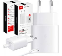 Alogy Fast USB-A QC 3.0 Quick Charge USB-C PD 33W 65W wall charger Alogy White