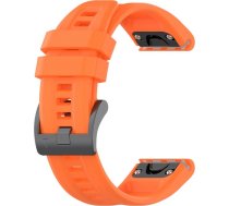 OEM Silicone strap for GARMIN FENIX 3 / 3HR / 5X / 6X / 6X Pro / 7X / 7X Pro orange (8)