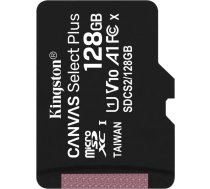 Kingston Micro Select Canvas Select Plus 128GB Atmiņas Karte