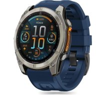 Tech-Protect Silicone Strap for Garmin Fenix 5X / 5X Plus / 6X / 6X Pro / 7X / 8 (51 mm) - Blue