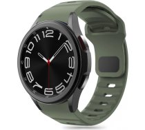 Tech-Protect Silicone Line Strap for Samsung Galaxy Watch 4 / 5 / 5 Pro / 6 / 7 / FE - Green