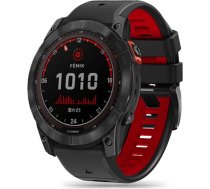 Tech-Protect IconBand Pro strap for Garmin Fenix ​​3 / 5X / 3HR / 5X Plus / 6X / 6X Pro / 7X - black and red