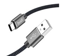 Budi USB-A to USB-C Cable Budi 206T/2M 2.4A 2M (black)
