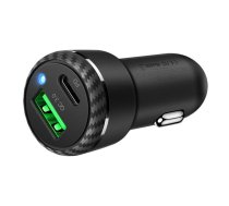 Mcdodo CC-5970 car charger, USB + USB-C 38W (black)