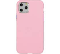 Mocco Soft Cream Silicone Back Case Aizmugurējais Silikona Apvalks Priekš Samsung Galaxy S21 Plus Gaiši rozā