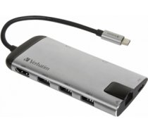 Verbatim USB-C Multiport Hubs HDMI / LAN / USB / SD / MicroSD