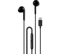 Dudao X3C in-ear wired USB-C headphones 1.2m - black