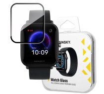 Wozinsky Watch Glass Hybrid Glass for Xiaomi Amazfit Bip U Black (universal)