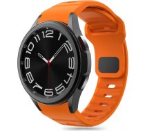 Tech-Protect Silicone Line Strap for Samsung Galaxy Watch 4 / 5 / 5 Pro / 6 / 7 / FE - Orange