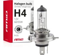 Amio Halogen bulb H4 12V 60/55W UV filter (E4)