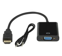 PRL Przejście HDMI wtyk-VGA gniazdo+gniazdo