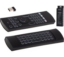 Roger Air Mouse PRO Bezvadu tālvadības pults ar QWERTY tastatūru un žiroskopu peli