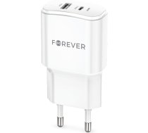 Forever TC-01-20AC Adapteris PD / QC / USB-C / 1USB / 20W