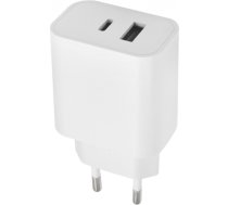 Telforceone Maxlife MXTC-06 PD QC charger 1x USB-C 1x USB 20W white