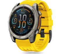 Tech-Protect Silicone Strap for Garmin Fenix 5X / 5X Plus / 6X / 6X Pro / 7X / 8 (51 mm) - Yellow