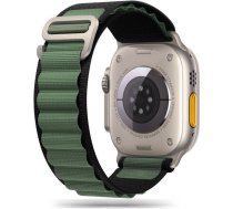 Tech-Protect Nylon Pro Strap for Apple Watch 4/5/6/7/8/9/SE/Ultra 1/2 (42/44/45/49 mm) - Black/Green