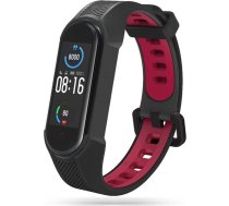 Tech-Protect Armor strap for Xiaomi Mi Smart Band 5 / 6 / 7 / NFC - black and red