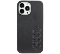 None Audi case for iPhone 13 Pro Max 6,7" AU-TPUPCIP13PM-TT/D1-BK black hardcase Synthetic Leather