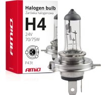 Amio Halogen bulb H4 24V 70/75W UV filter (E4)