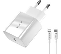 Devia Smart PD 20W USB-C Tīkla Lādētājs + Lightning - USB-C Vads