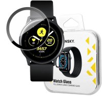 Wozinsky Watch Glass Hybrid Glass for Samsung Galaxy Watch Active black (universal)