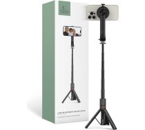 Tech-Protect L04S Bluetooth selfie stick with tripod up to 95cm and 360 head - black
