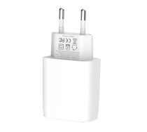 XO Wall charger XO L57, 2x USB + USB-C cable (white)