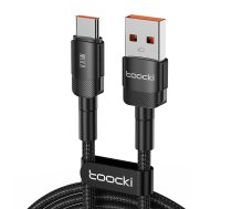 Toocki Cable USB-A to USB-C Toocki TXCT-HY01, 1m, FC 100W (black)