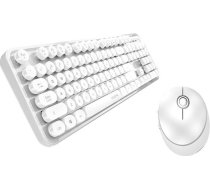 Mofii Wireless keyboard + mouse set MOFII Sweet 2.4G (white)SMK-623387AG WHITE