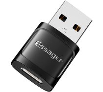 Essager Adapter OTG USB-C female to USB 3.0 male Essager (black)EZJCA-XL01