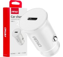 Amio Car charger USB-C 20W 12/24V AMiO-0387603876