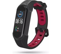 4Kom.pl Armour xiaomi mi smart band 5 / 6 / 6 nfc black/redC-6216990211591