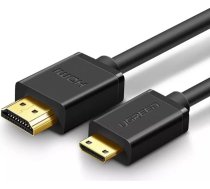 Ugreen cable HDMI cable - mini HDMI 19 pin 2.0v 4K 60Hz 30AWG 1.5m black (11167)11167-UGREEN