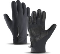 Hurtel Anti-slip winter phone sports gloves (size L) - black5907769307751