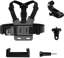 Hurtel GoPro Chest Strap set of accessories 5in1 for GoPro, DJI, Insta360, SJCam, Eken sports cameras (GoPro 5 in 1 chest strap)9145576245927