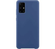 Hurtel Silicone Case Soft Flexible Rubber Cover for Samsung Galaxy A72 4G dark blue9111201931756