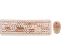 Mofii Wireless keyboard + mouse set MOFII 666 2.4G (beige)SMK-666395AG BEIGE