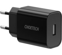 Choetech Q5002 12W USB-A power charger (black)Q5002-EU-BLACK