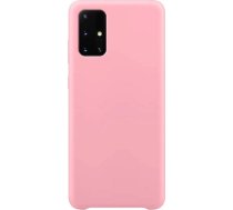 Hurtel Silicone Case Soft Flexible Rubber Cover for Samsung Galaxy A72 4G pink9111201931763