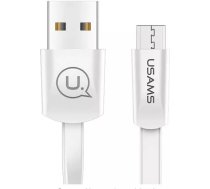 4Kom.pl USAMS U2 microUSB flat cable 1.2m whiteSJ201MIC02